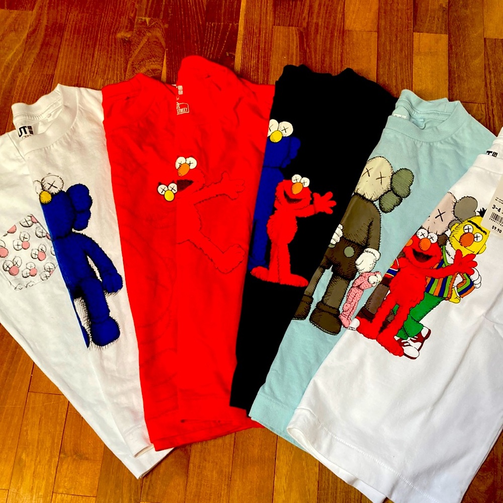 Exclusive KAWS and Uniqlo collab toddler t-shirts